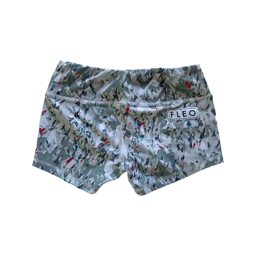Fleo Original Printed Workout Shorts Size XS
